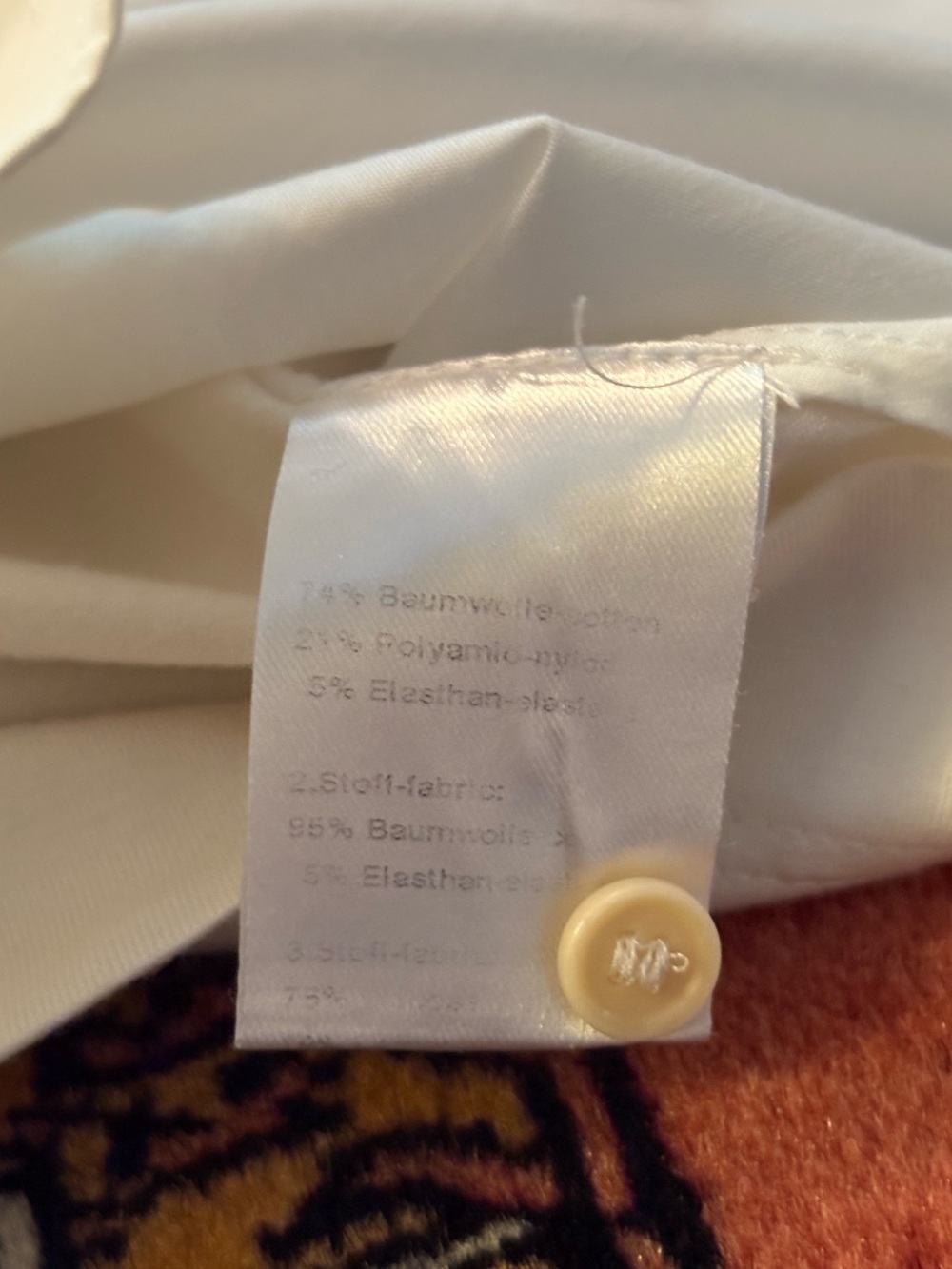 Akris Punto White Mech Button Up - Picture 7 of 13